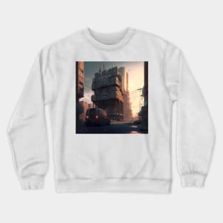 In the wastelands : Dusty city Crewneck Sweatshirt